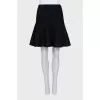 Black skirt with a frill