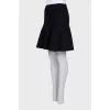 Black skirt with a frill