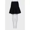 Black skirt with a frill