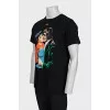 Men's T-shirt with a signature print on the back