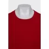 Jumper with contrasting elbow pads
