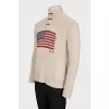 Men's button-down sweater