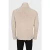 Men's button-down sweater