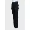 Flared jeans with a ripped effect