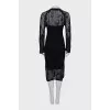 Knitted linen dress