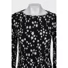 Long sleeve dress with floral print