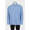 Men's blue striped shirt