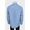 Men's blue striped shirt