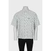 Men's short-sleeved printed shirt