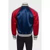 Men's reversible zip-up bomber jacket