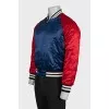 Men's reversible zip-up bomber jacket