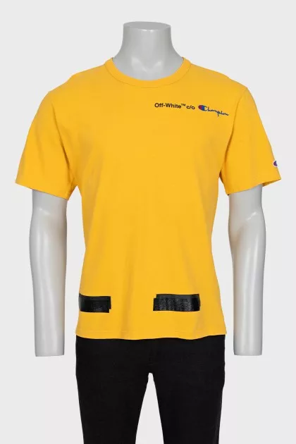 Men's T-shirt by Off-White x Champion