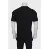 Men's straight-cut printed t-shirt