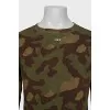 Men's military print sweatshirt