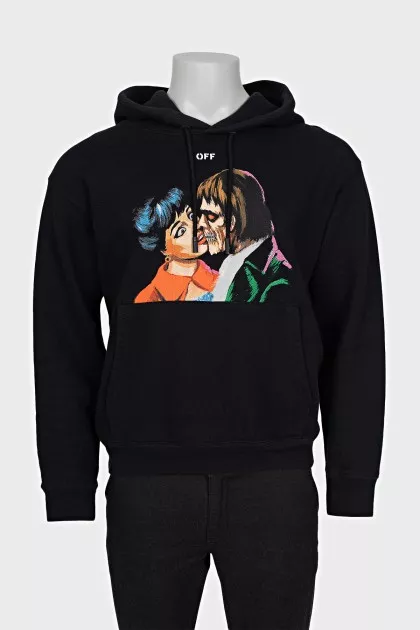 Men's hoodie with print