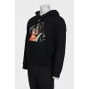 Men's hoodie with print