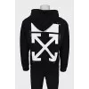 Men's hoodie with print