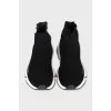 Speed textile sneakers with logo