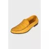 Men's yellow loafers