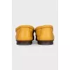 Men's yellow loafers