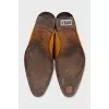 Men's yellow loafers