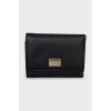 Rectangular leather wallet