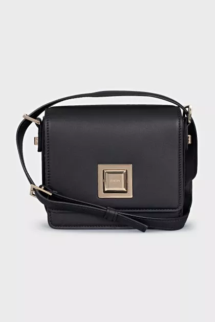 Square leather bag
