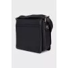 Square leather bag