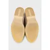 Insulated suede loafers