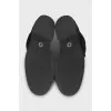 Black suede boots