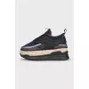 High platform sneakers