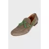 Men's loafers with weave