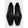 Men's square-toe shoes