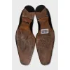 Men's square-toe shoes