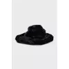 Black fur hat