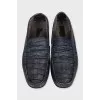 Men's insulated leather loafers