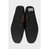 Men's insulated leather loafers