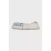 Fur ballet flats with decor