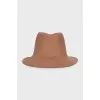 Brown wool hat