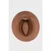 Brown wool hat