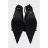 Knife Bow Slingbacks