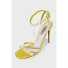 Yellow Rockstud sandals