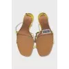 Yellow Rockstud sandals