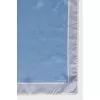 Blue silk scarf
