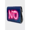 Rectangular printed crossbody bag