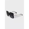 Sunglasses with black gradient lenses