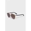 Sunglasses with blue temples
