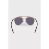 Sunglasses with blue temples