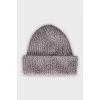 Hat with a branded patch