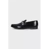 Men's loafers with silver decor